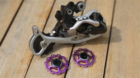 rear derailleur pulley upgrade.